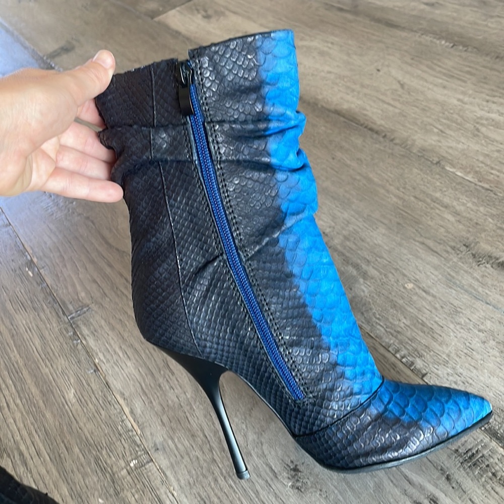 Giuseppe Zanotti Ankle boots Size 6 Made in Italy Snake skin - Picture 6 of 17